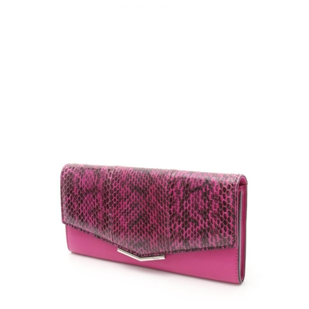 Fendi Purple Python Toujours Wallet - image 1